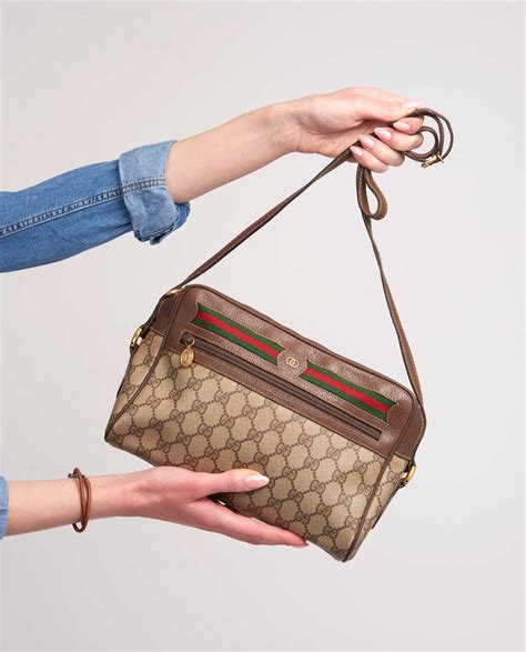 vintage gucci monogram shopper bag|gucci monogram crossbody bag.